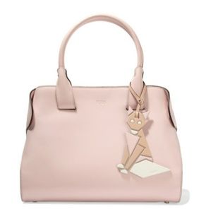 NWT Tod's cape medium leather tote pink